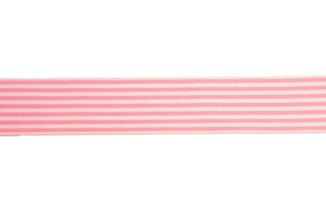 Gummiband elastisch, 4 cm, rosa gestreift, 0,5 m